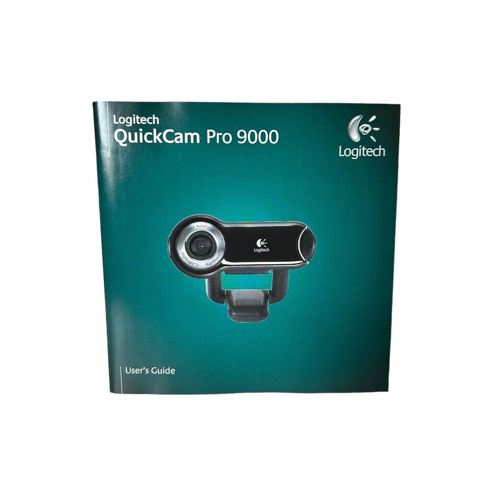 Logitech Webcam QuickCam Pro 9000 Business Camera Carl Zeiss Optics w Autofocus